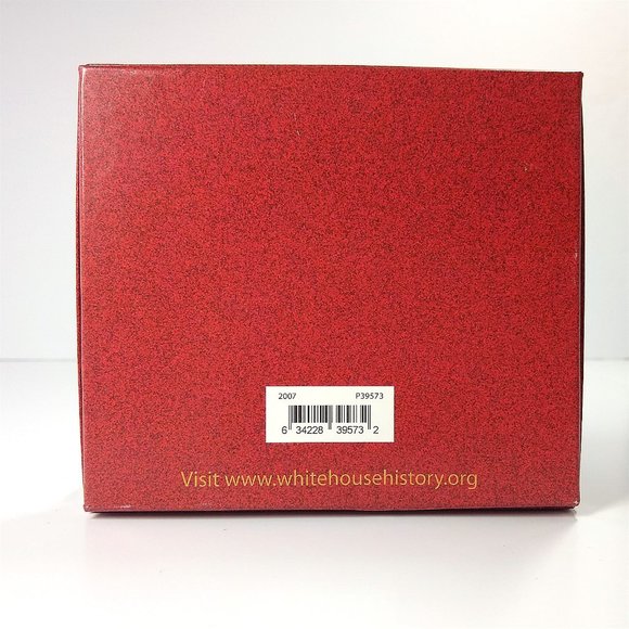 2007 Gold-plated White House Christmas Ornament The Wedding Cleveland, Orig Box - Picture 8 of 10